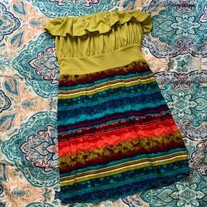 Boutique Colorful Summer Dress